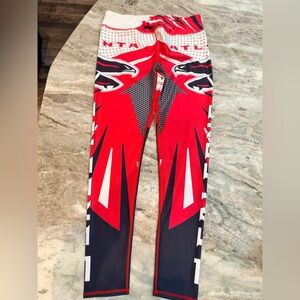 Atlanta Falcons NFL Compression Leggings XXL Red Black White Graphic Fan Gear